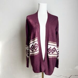 TALULA Angora Cashmere Open Front Cozy Warm Cardigan Size S